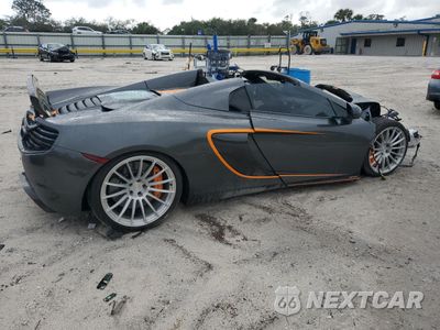 Trzecie zdjęcie samochodu z tyłu: 2016 MCLAREN AUTOMOTIVE 650S SPIDER VIN:SBM11FAA6GW006122 - miniatura