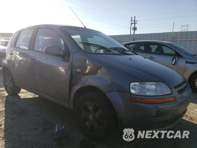 Czwarte zdjęcie samochodu z boku: 2006 CHEVROLET AVEO BASE VIN:KL1TD66616B614558 - miniatura