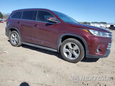 Czwarte zdjęcie samochodu z boku: 2019 TOYOTA HIGHLANDER LIMITED VIN:5TDYZRFH9KS354674 - miniatura