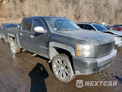 Czwarte zdjęcie samochodu z boku: 2007 CHEVROLET SILVERADO K1500 CREW CAB VIN:3GCEK13M87G554008 - miniatura