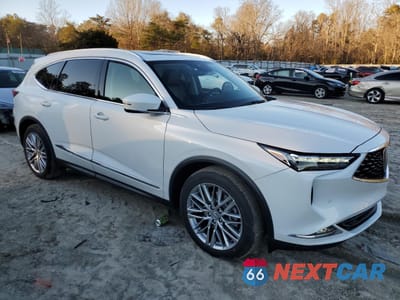 Czwarte zdjęcie samochodu z boku: 2024 ACURA MDX ADVANCE VIN:5J8YE1H86RL023817 - miniatura