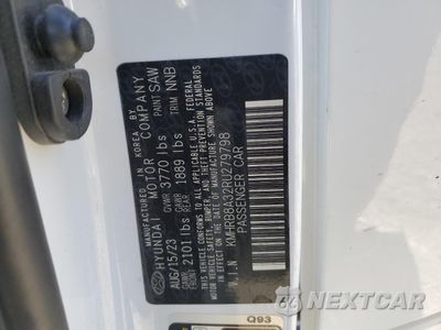 Zdjęcie 12 z 13 samochodu: 2024 HYUNDAI VENUE SE VIN:KMHRB8A32RU279798 - miniatura