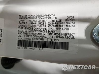 Zdjęcie 13 z 13 samochodu: 2025 HONDA CR-V SPORT-L VIN:7FARS6H8XSE023941 - miniatura