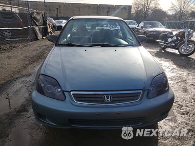 Piąte zdjęcie samochodu w środku: 2000 HONDA CIVIC LX VIN:2HGEJ6670YH572320 - miniatura