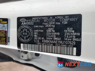 Zdjęcie 14 z 14 samochodu: 2022 HYUNDAI IONIQ 5 SEL VIN:KM8KN4AE1NU107629 - miniatura