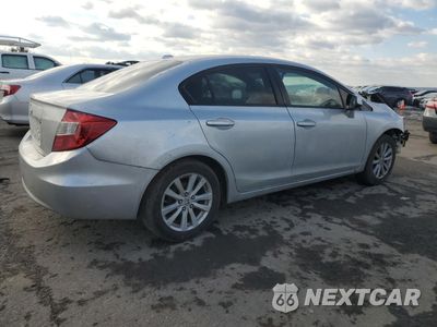 Trzecie zdjęcie samochodu z tyłu: 2012 HONDA CIVIC EX VIN:19XFB2F82CE308568 - miniatura