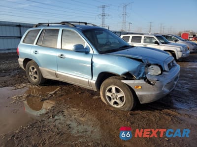 Czwarte zdjęcie samochodu z boku: 2003 HYUNDAI SANTA FE GLS VIN:KM8SC13D63U563292 - miniatura