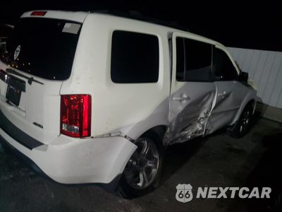 Trzecie zdjęcie samochodu z tyłu: 2013 HONDA PILOT EX VIN:5FNYF4H47DB082221 - miniatura
