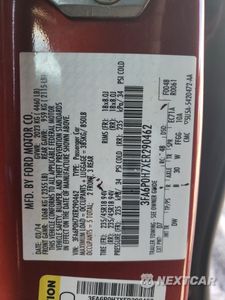 Zdjęcie 12 z 12 samochodu: 2014 FORD FUSION SE VIN:3FA6P0H7XER290462 - miniatura