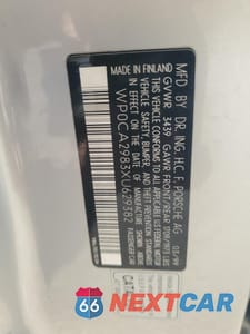 Zdjęcie 12 z 12 samochodu: 1999 PORSCHE BOXSTER VIN:WP0CA2983XU629382 - miniatura