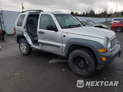 Czwarte zdjęcie samochodu z boku: 2006 JEEP LIBERTY SPORT VIN:1J4GL48K96W169243 - miniatura