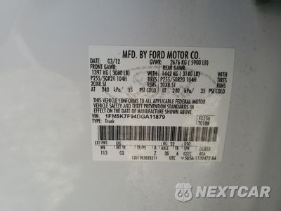 Zdjęcie 16 z 16 samochodu: 2013 FORD EXPLORER LIMITED VIN:1FM5K7F94DGA11879 - miniatura