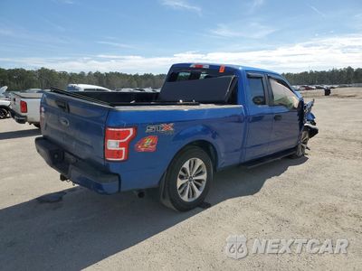 Trzecie zdjęcie samochodu z tyłu: 2018 FORD F150 SUPER CAB VIN:1FTFX1E59JFA90876 - miniatura