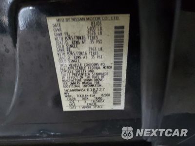 Zdjęcie 12 z 12 samochodu: 2005 NISSAN XTERRA OFF ROAD VIN:5N1AN08W45C618227 - miniatura