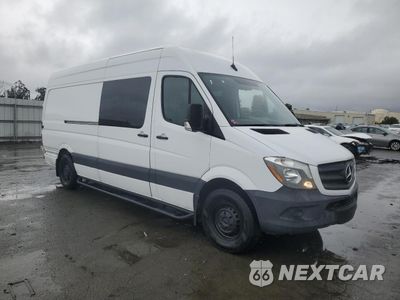 Czwarte zdjęcie samochodu z boku: 2018 MERCEDES-BENZ SPRINTER 2500 VIN:WD4PE8CD3JP584423 - miniatura