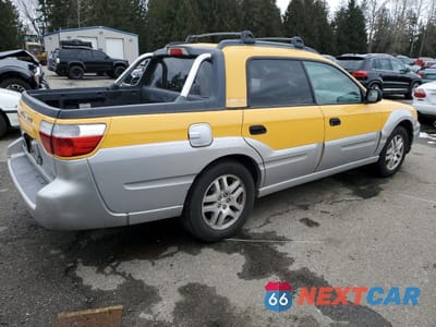 Trzecie zdjęcie samochodu z tyłu: 2003 SUBARU BAJA SPORT VIN:4S4BT62C337111563 - miniatura