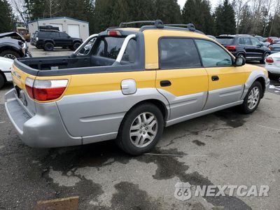 Trzecie zdjęcie samochodu z tyłu: 2003 SUBARU BAJA SPORT VIN:4S4BT62C337111563 - miniatura
