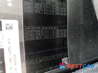 Zdjęcie 12 z 12 samochodu: 2022 LAND ROVER DEFENDER 110 XS EDITION VIN:SALEW7RU2N2098360 - miniatura