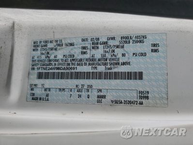 Zdjęcie 13 z 13 samochodu: 2008 FORD ECONOLINE E250 VAN VIN:1FTNE24W98DA90691 - miniatura