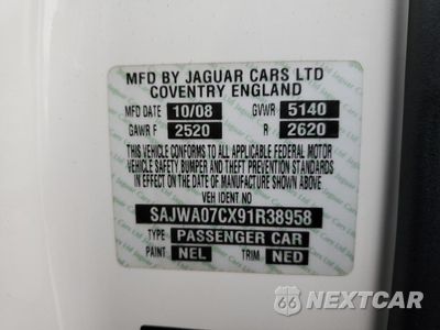 Zdjęcie 12 z 12 samochodu: 2009 JAGUAR XF SUPERCHARGED VIN:SAJWA07CX91R38958 - miniatura