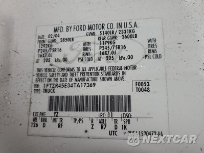 Zdjęcie 12 z 12 samochodu: 2004 FORD RANGER SUPER CAB VIN:1FTZR45E34TA17369 - miniatura