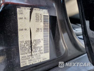 Zdjęcie 13 z 13 samochodu: 2016 NISSAN ALTIMA 2.5 VIN:1N4AL3AP8GN347796 - miniatura