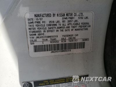Zdjęcie 12 z 12 samochodu: 2008 INFINITI M35 BASE VIN:JNKAY01F08M650319 - miniatura
