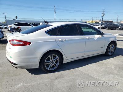 Trzecie zdjęcie samochodu z tyłu: 2015 FORD FUSION TITANIUM PHEV VIN:3FA6P0SU2FR264843 - miniatura