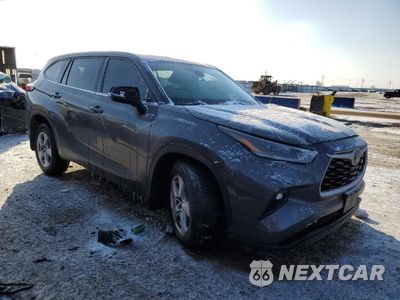 Czwarte zdjęcie samochodu z boku: 2021 TOYOTA HIGHLANDER L VIN:5TDBZRBH7MS136442 - miniatura