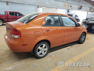 Trzecie zdjęcie samochodu z tyłu: 2006 CHEVROLET AVEO LT VIN:KL1TG56686B562427 - miniatura