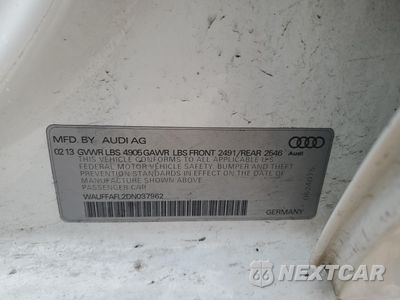 Zdjęcie 14 z 14 samochodu: 2013 AUDI A4 PREMIUM PLUS VIN:WAUFFAFL2DN037962 - miniatura