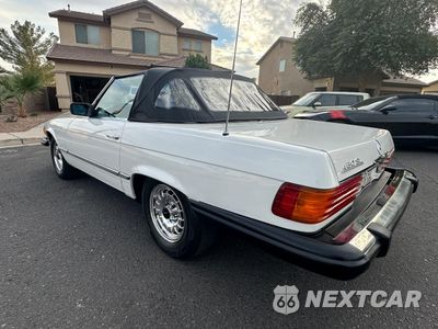 Trzecie zdjęcie samochodu z tyłu: 1977 MERCEDES BENZ 450 SL VIN:10704412037891 - miniatura