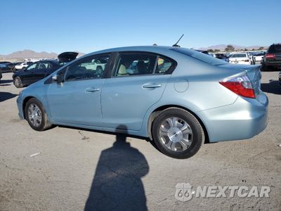 Drugie zdjęcie samochodu z przodu: 2012 HONDA CIVIC HYBRID L VIN:JHMFB4F34CS003052 - miniatura