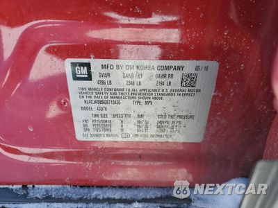 Zdjęcie 13 z 13 samochodu: 2016 BUICK ENCORE VIN:KL4CJASB5GB713435 - miniatura