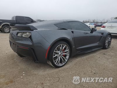 Trzecie zdjęcie samochodu z tyłu: 2017 CHEVROLET CORVETTE Z06 2LZ VIN:1G1YS2D64H5602446 - miniatura