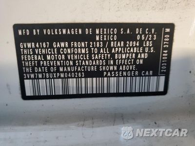 Zdjęcie 12 z 13 samochodu: 2023 VOLKSWAGEN JETTA SE VIN:3VW7M7BUXPM040263 - miniatura