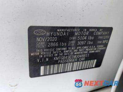 Zdjęcie 13 z 13 samochodu: 2021 GENESIS G80 BASE VIN:KMTGB4SC1MU048811 - miniatura