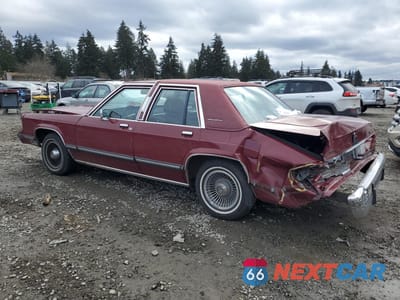 Drugie zdjęcie samochodu z przodu: 1989 MERCURY GRAND MARQUIS LS VIN:2MEBM75F7KX736570 - miniatura