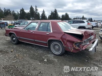 Drugie zdjęcie samochodu z przodu: 1989 MERCURY GRAND MARQUIS LS VIN:2MEBM75F7KX736570 - miniatura