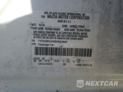 Zdjęcie 12 z 12 samochodu: 2011 MAZDA 6 I VIN:1YVHZ8CHXB5M03847 - miniatura