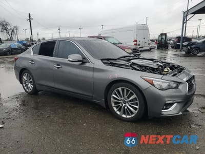 Czwarte zdjęcie samochodu z boku: 2022 INFINITI Q50 LUXE VIN:JN1EV7BP1NM311076 - miniatura
