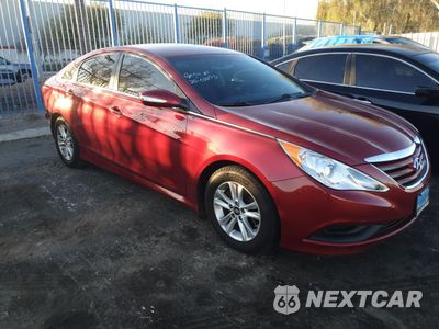 Czwarte zdjęcie samochodu z boku: 2014 HYUNDAI SONATA GLS VIN:5NPEB4AC0EH891708 - miniatura