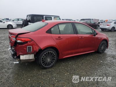Trzecie zdjęcie samochodu z tyłu: 2020 TOYOTA COROLLA LE VIN:JTDEBRBE9LJ011946 - miniatura