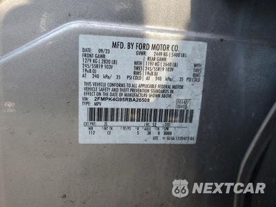 Zdjęcie 14 z 14 samochodu: 2024 FORD EDGE SE VIN:2FMPK4G95RBA26508 - miniatura