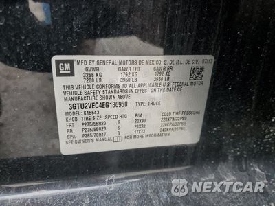 Zdjęcie 14 z 14 samochodu: 2014 GMC SIERRA K1500 SLT VIN:3GTU2VEC4EG186950 - miniatura