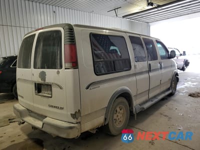 Trzecie zdjęcie samochodu z tyłu: 1999 CHEVROLET EXPRESS G1500 VIN:1GBFG15R1X1114374 - miniatura
