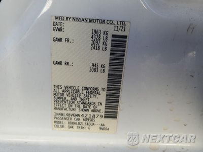 Zdjęcie 13 z 14 samochodu: 2021 NISSAN ALTIMA S VIN:1N4BL4BV6MN421879 - miniatura