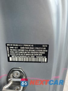 Zdjęcie 13 z 13 samochodu: 2017 PORSCHE 911 CARRERA VIN:WP0CA2A9XHS141399 - miniatura