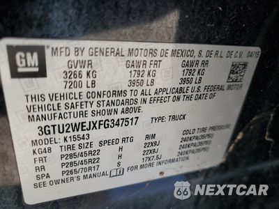Zdjęcie 13 z 13 samochodu: 2015 GMC SIERRA K1500 DENALI VIN:3GTU2WEJXFG347517 - miniatura