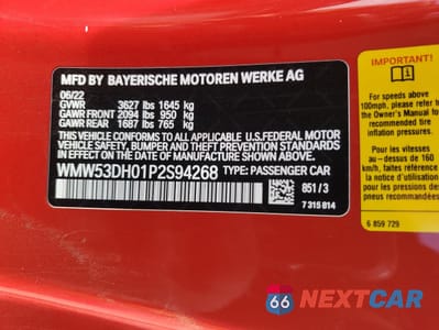 Zdjęcie 12 z 12 samochodu: 2023 MINI COOPER S VIN:WMW53DH01P2S94268 - miniatura